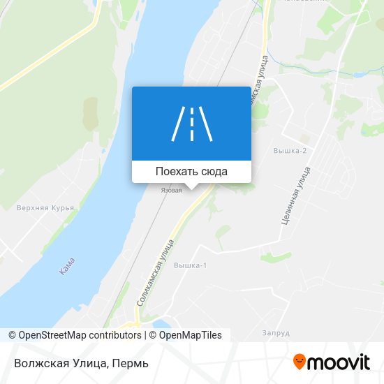 Карта Волжская Улица