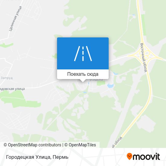 Карта Городецкая Улица