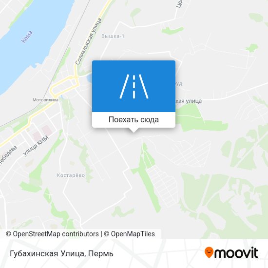 Карта Губахинская Улица