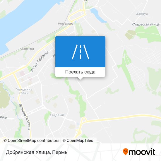 Карта Добрянская Улица
