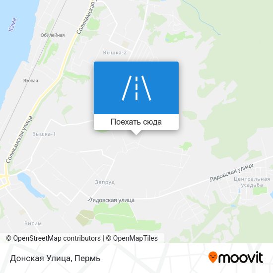Карта Донская Улица