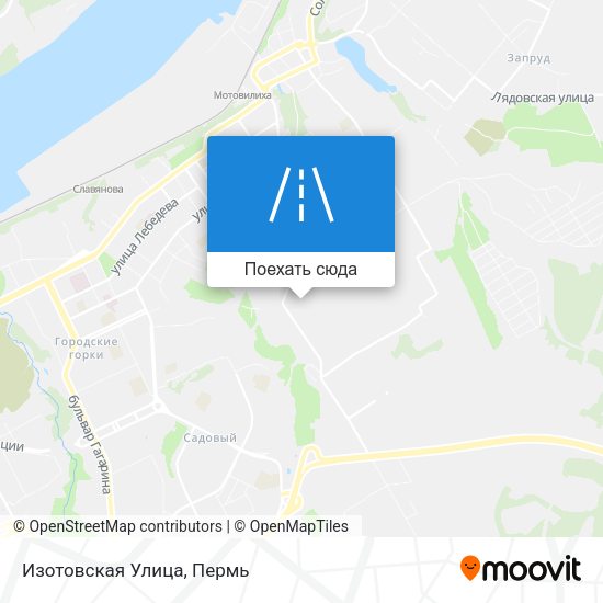 Карта Изотовская Улица
