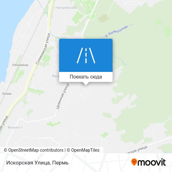 Карта Искорская Улица