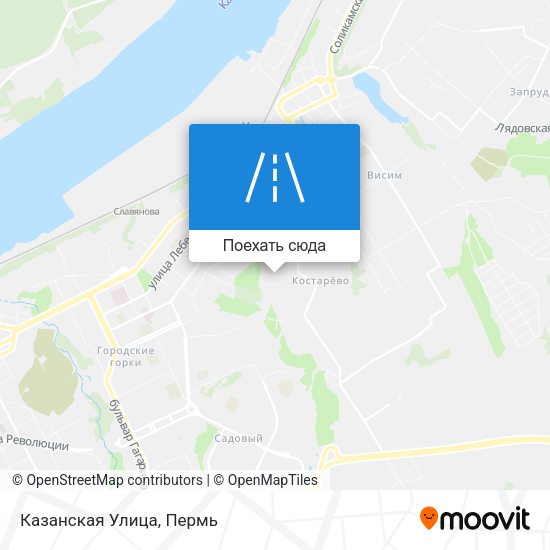 Карта Казанская Улица
