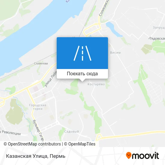 Карта Казанская Улица