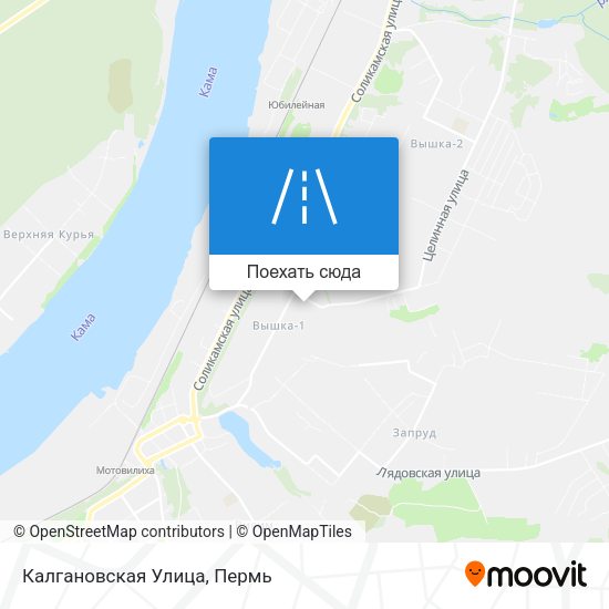 Карта Калгановская Улица