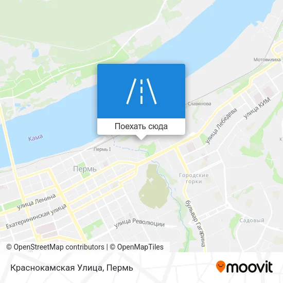 Карта Краснокамская Улица