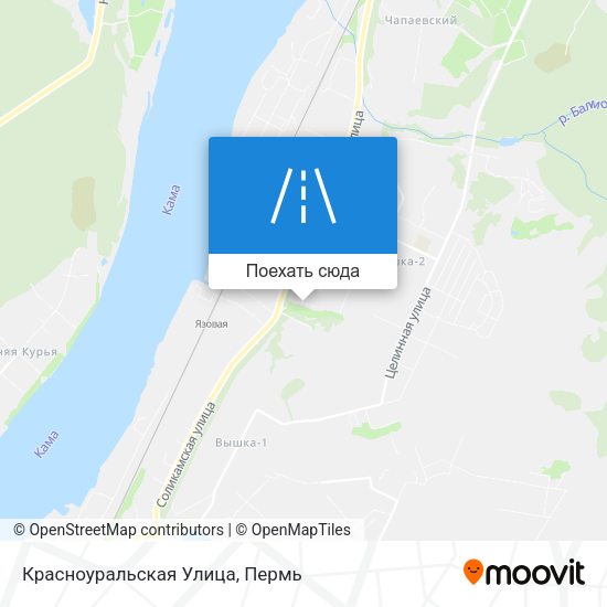 Карта Красноуральская Улица