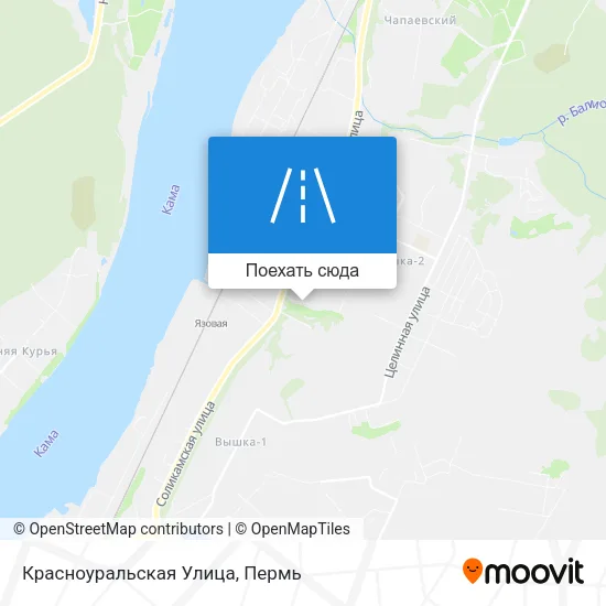 Карта Красноуральская Улица