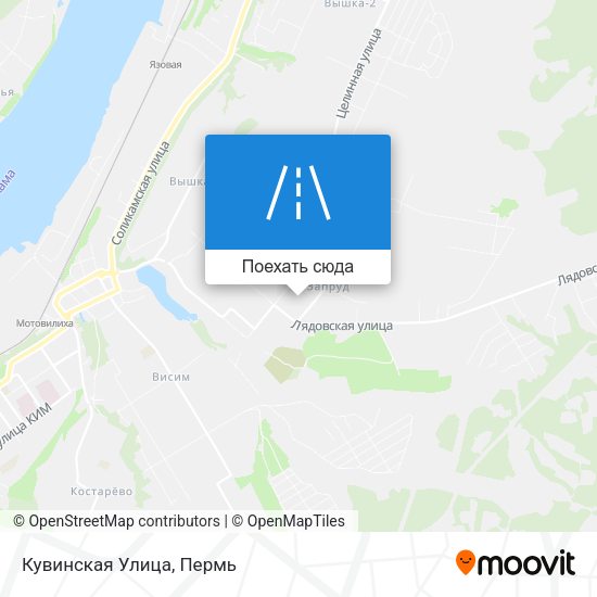 Карта Кувинская Улица