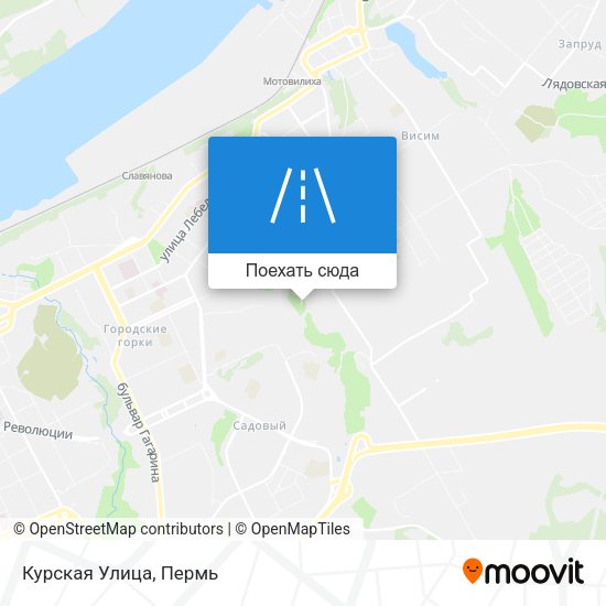 Карта Курская Улица