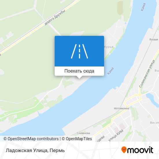Карта Ладожская Улица