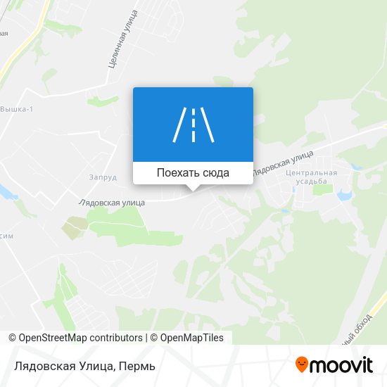Карта Лядовская Улица