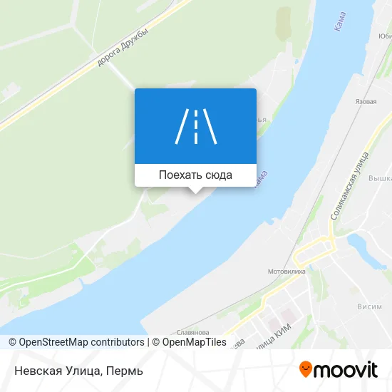 Карта Невская Улица