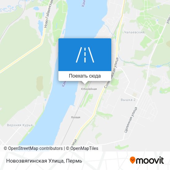 Карта Новозвягинская Улица