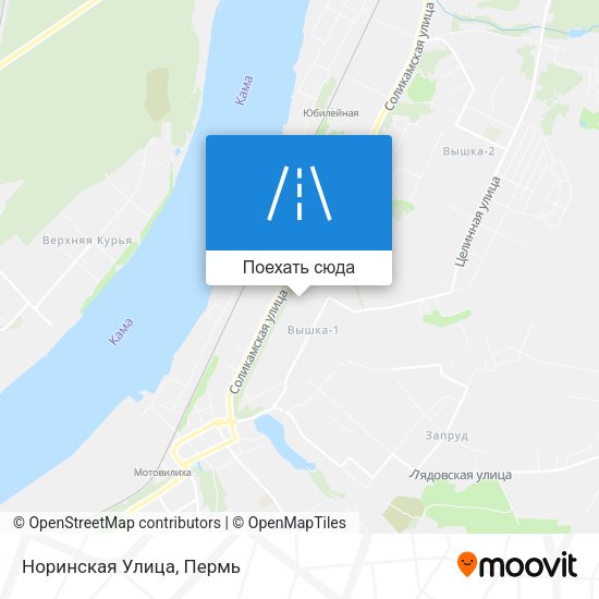 Карта Норинская Улица