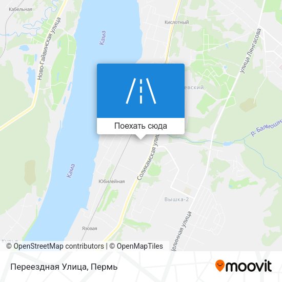 Карта Переездная Улица