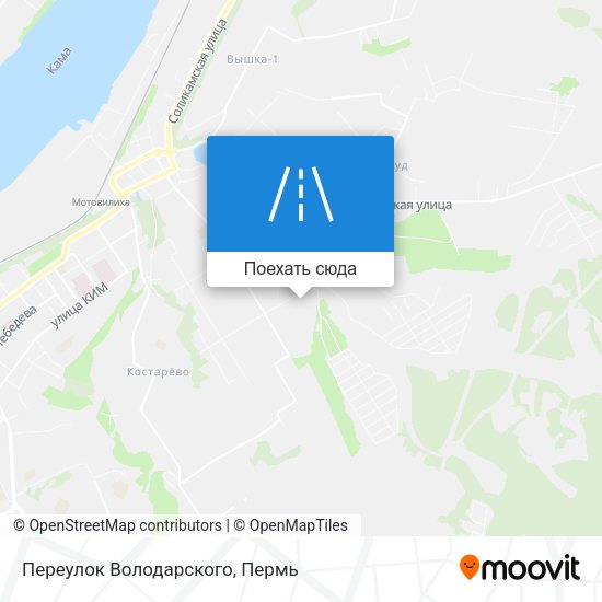 Карта Переулок Володарского