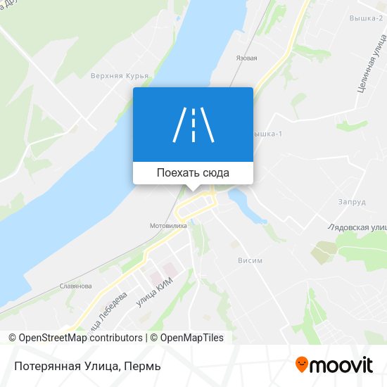 Карта Потерянная Улица