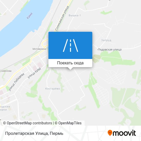 Карта Пролетарская Улица