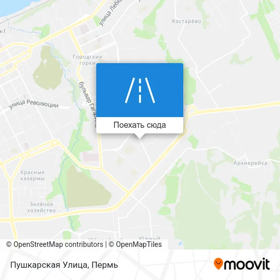 Карта Пушкарская Улица