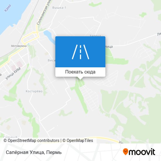 Карта Сапёрная Улица