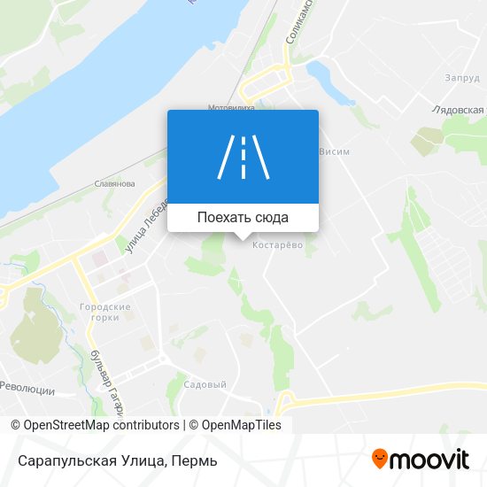 Карта Сарапульская Улица
