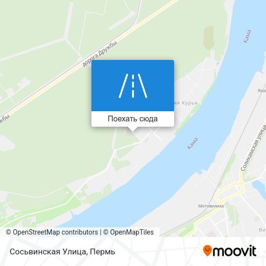 Карта Сосьвинская Улица