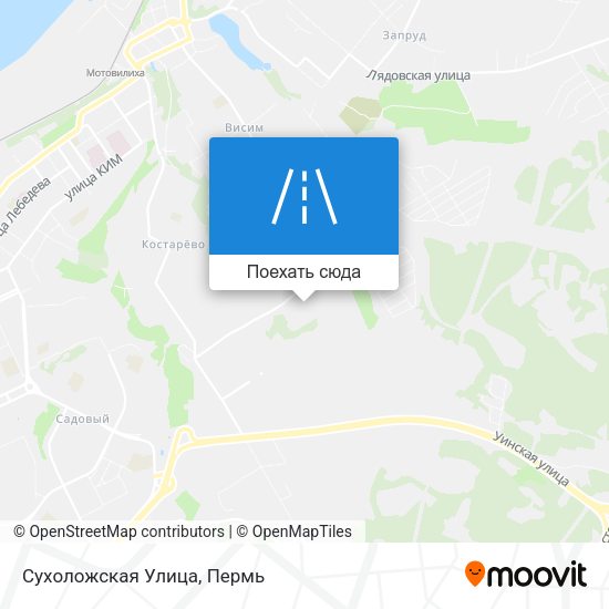 Карта Сухоложская Улица