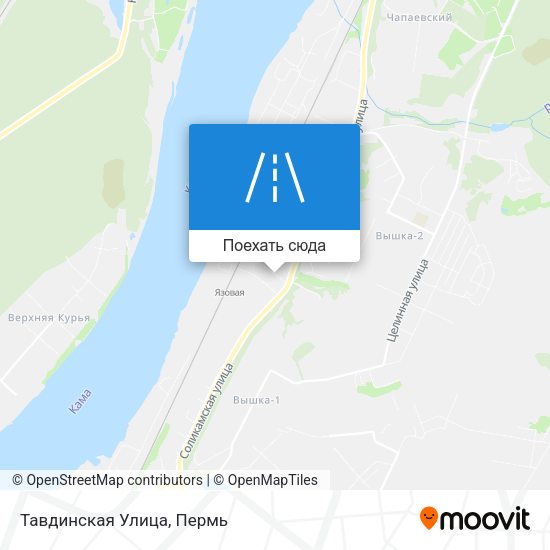 Карта Тавдинская Улица