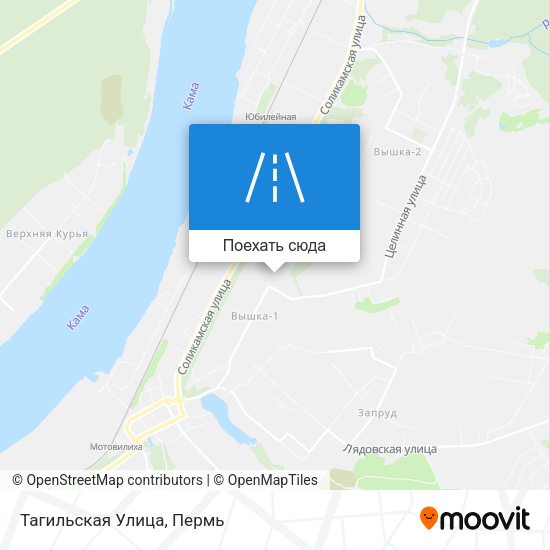 Карта Тагильская Улица