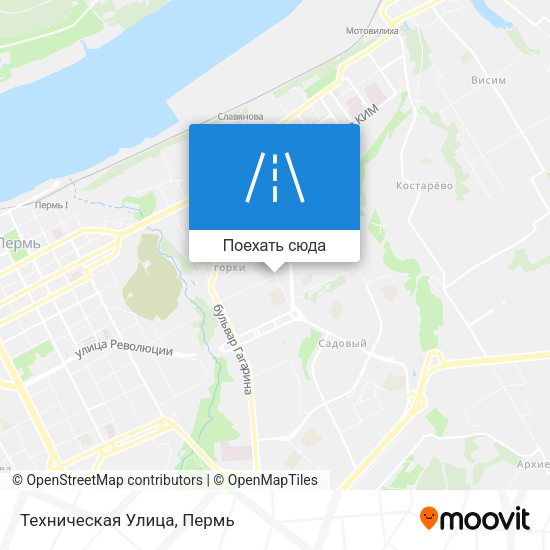 Карта Техническая Улица