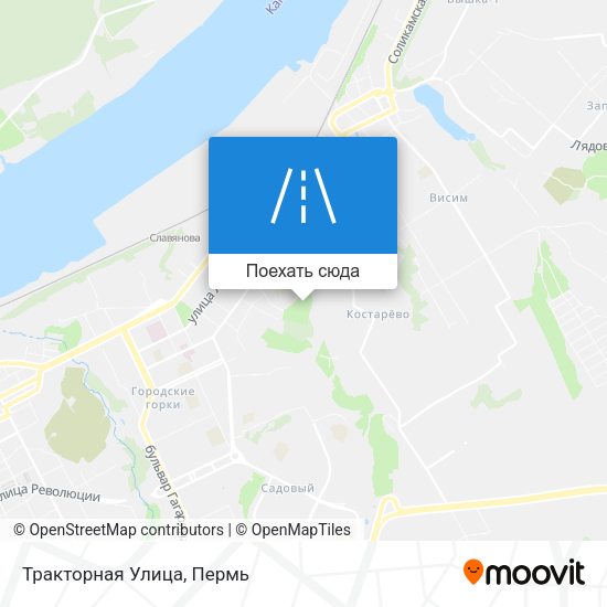 Карта Тракторная Улица