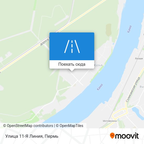 Карта Улица 11-Я Линия