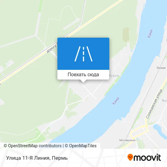 Карта Улица 11-Я Линия