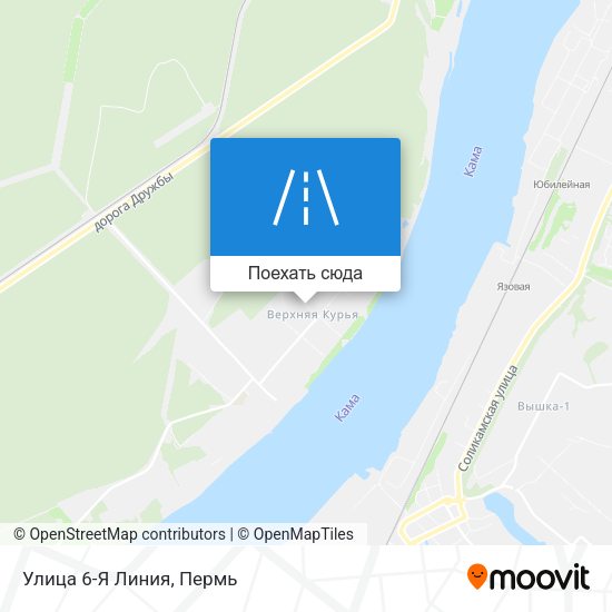 Карта Улица 6-Я Линия