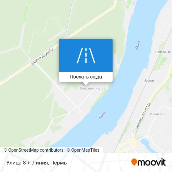 Карта Улица 8-Я Линия
