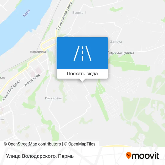 Карта Улица Володарского