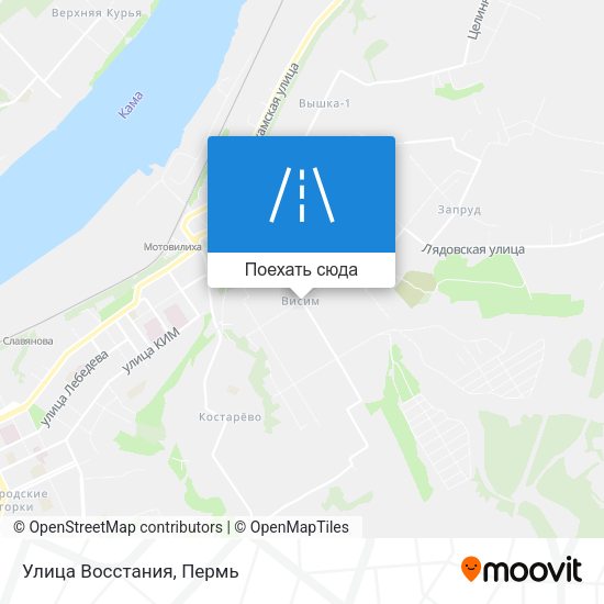 Карта Улица Восстания