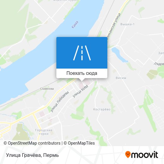 Карта Улица Грачёва