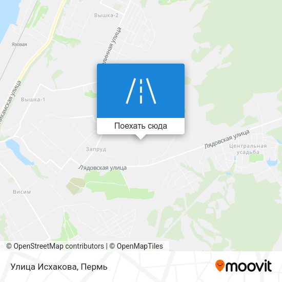 Карта Улица Исхакова