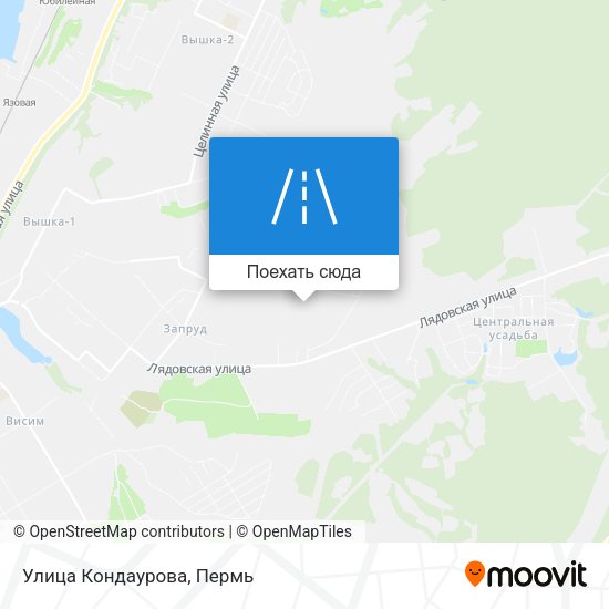 Карта Улица Кондаурова
