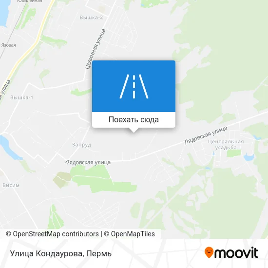 Карта Улица Кондаурова