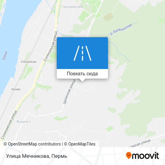 Карта Улица Мечникова