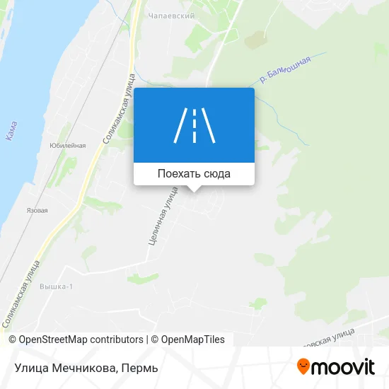 Карта Улица Мечникова