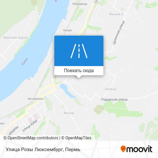 Карта Улица Розы Люксембург