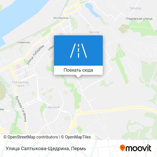 Карта Улица Салтыкова-Щедрина