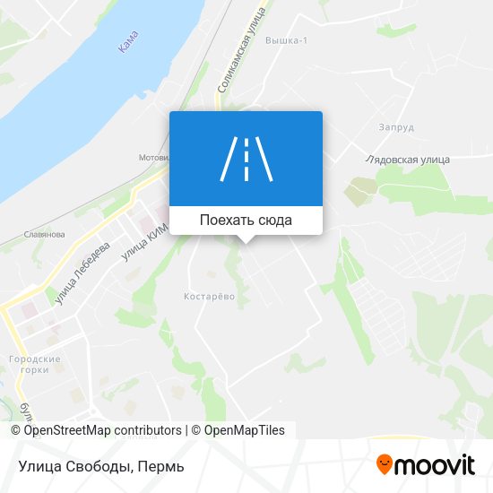 Карта Улица Свободы
