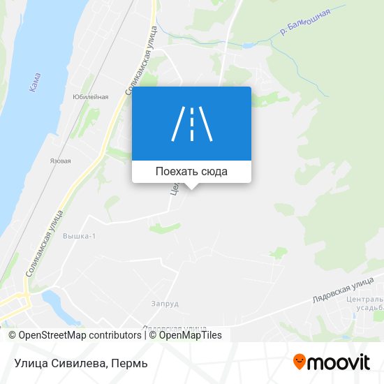 Карта Улица Сивилева