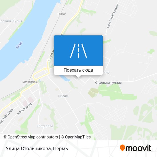 Карта Улица Стольникова
